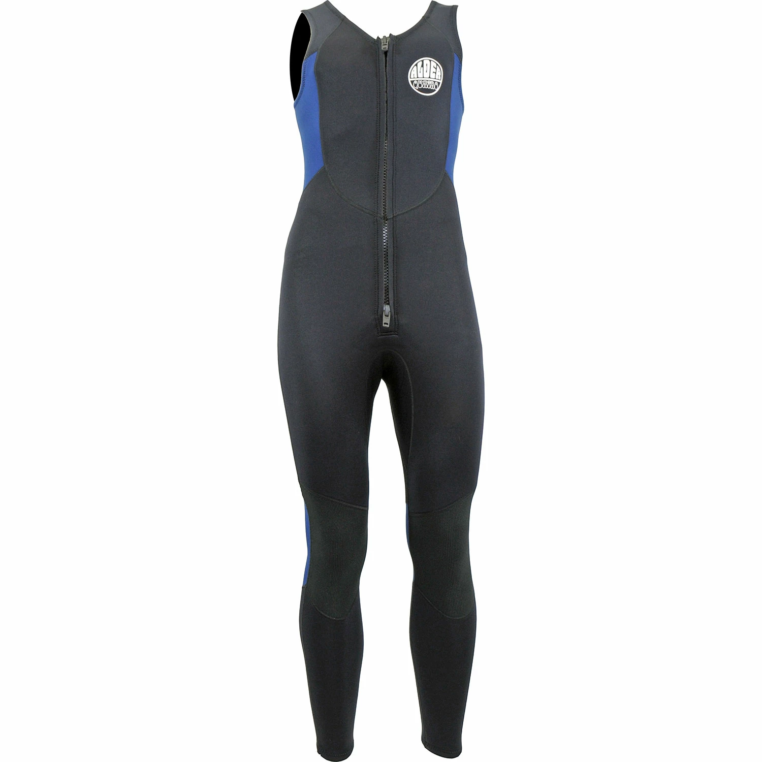 Alder Quatro 3/2mm Front Zip Long John Wetsuit - Black/Blue 3 Alder Quatro 3/2mm Front Zip Long John Wetsuit - Black/Blue