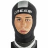Cressi 5mm Wetsuit Hood - Black/Silver -CoastWaterSports Sales Shop Cressi Neoprene Wetsuit Hood 1