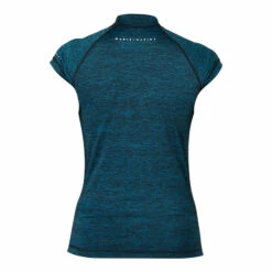 Magic Marine Womens Cube Short Sleeve Rashvest - Dark Blue Melee -CoastWaterSports Sales Shop MM081012 448 04
