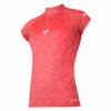 Magic Marine Womens Cube Short Sleeve Rashvest - Pink Melee