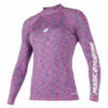 Magic Marine Womens Cube Long Sleeve Rashvest - Blue Pink Melee 2 Magic Marine Womens Cube Long Sleeve Rashvest - Blue Pink Melee -CoastWaterSports Sales Shop Magic Marine Cube Long Womens Rash Blue Pink Melee