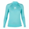 Magic Marine Womens Cube Long Sleeve Rashvest - Blue Melee -CoastWaterSports Sales Shop Magic Marine Womens Cube Long Sleeve Rash Vest Blue Melee MM081011 499