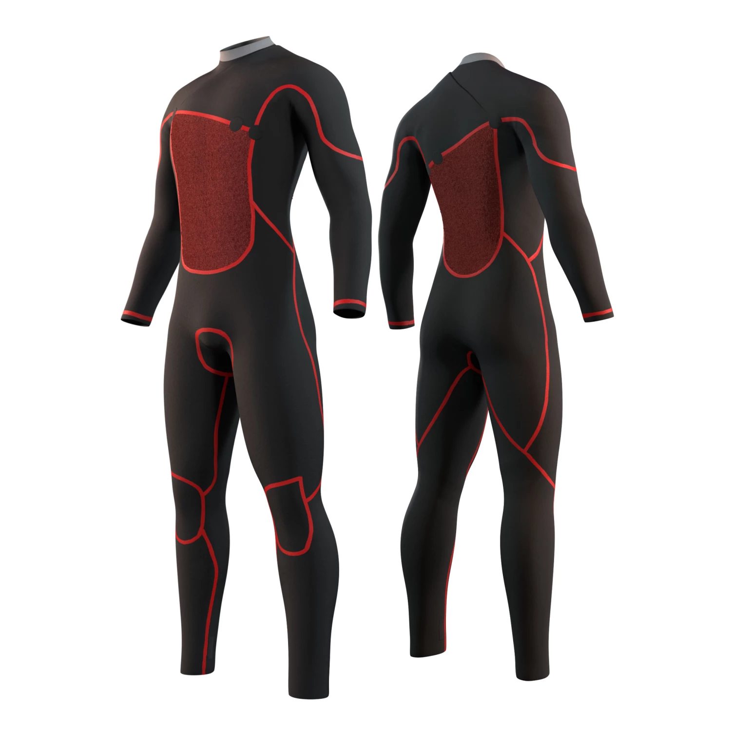 Mystic THE ONE 3/2 GBS Zip-Free Wetsuit - Grey 5 Mystic THE ONE 3/2 GBS Zip-Free Wetsuit - Grey - Image 3
