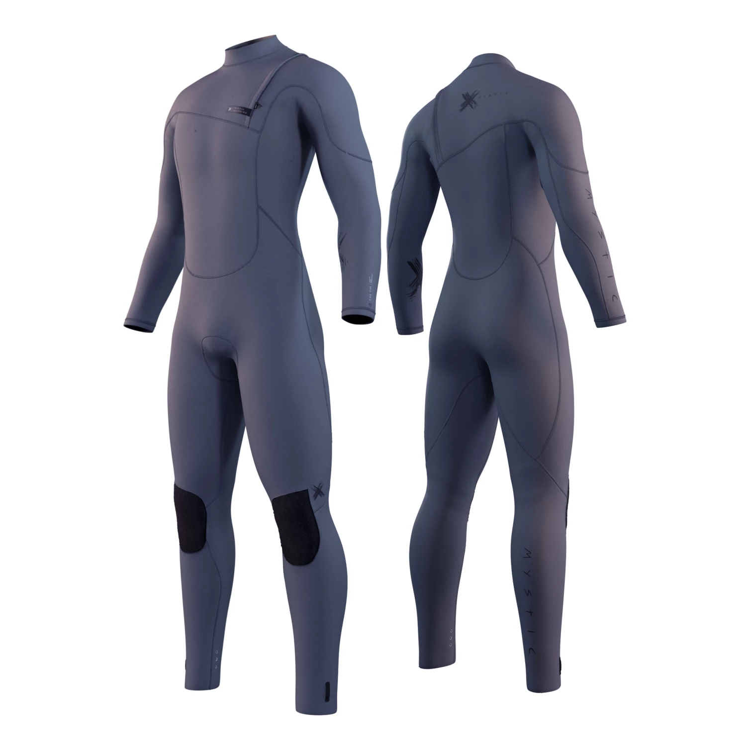 Mystic THE ONE 3/2 GBS Zip-Free Wetsuit - Grey 4 Mystic THE ONE 3/2 GBS Zip-Free Wetsuit - Grey - Image 2
