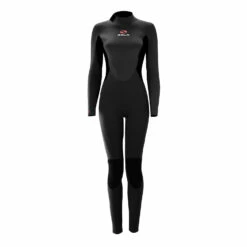 Sola Womens Star 5/3mm Back Zip Wetsuit - Black