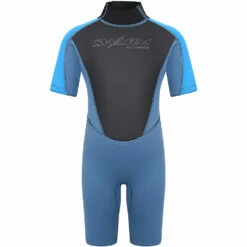 Typhoon Swarm3 Infants 3/2mm Shorty Wetsuit - Blue Steel/Blue