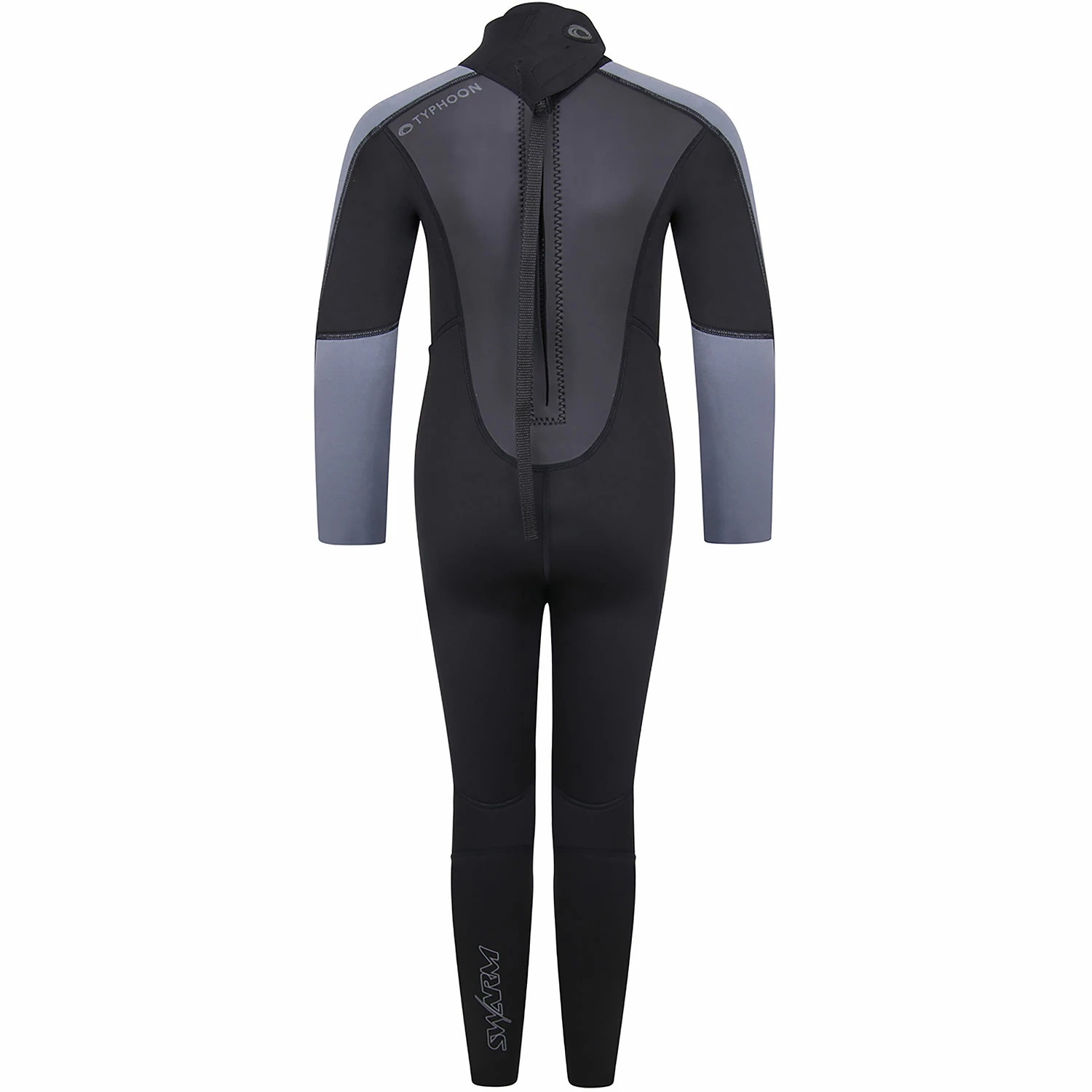 Typhoon Swarm3 Boys 3/2mm Fullsuit Wetsuit - Black/Graphite 5 Typhoon Swarm3 Boys 3/2mm Fullsuit Wetsuit - Black/Graphite - Image 3