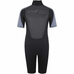 Typhoon Swarm3 Boys 3/2mm Shorty Wetsuit - Black/Graphite