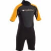 Typhoon Swarm Infants 3mm Shorty Wetsuit - Burnt Orange -CoastWaterSports Sales Shop Typhoon Swarm Boys Shorty Wetsuit Burnt Orange 1