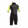 Typhoon Swarm Boys 3mm Shorty Wetsuit - Flame Yellow