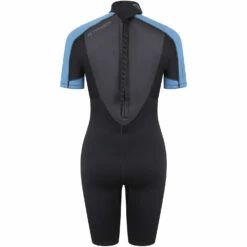 Typhoon Womens Swarm3 3/2mm Shorty Wetsuit - Black/Blue 5 Typhoon Womens Swarm3 3/2mm Shorty Wetsuit - Black/Blue -CoastWaterSports Sales Shop Typhoon Womens Swarm3 Shorty Wetsuit 250987 BLACK BLUE STEEL 2