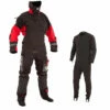 Typhoon Max B Drysuit Black/Red C/w Con Zip - Incl Undersuit -CoastWaterSports Sales Shop Typhoon Max B Drysuit 2016 Black Red With Conzip
