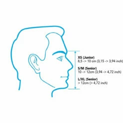 Beuchat Smile Full Face Snorkelling Mask - Atoll Blue -CoastWaterSports Sales Shop beuchat smile size chart