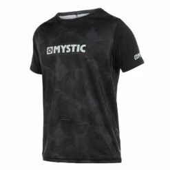 Mystic Majestic Short-Sleeve Loosefit Rash Vest - Black