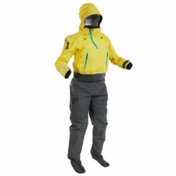 Palm Womens Bora Drysuit - Yellow/Jet Grey