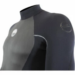 Alder Stealth 3/2mm Blindstitched Backzip Wetsuit - Black -CoastWaterSports Sales Shop stealth mens full blk sliver detail 386